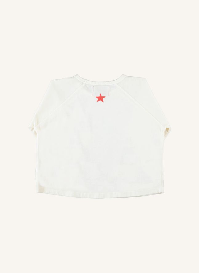 T-shirt Here We Go | Ecru