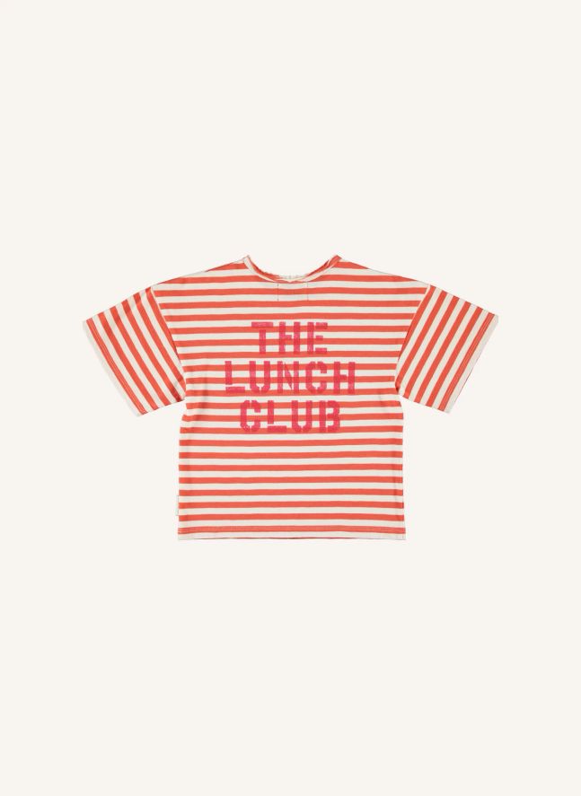 T-shirt Rayé The Lunch Club | Orange