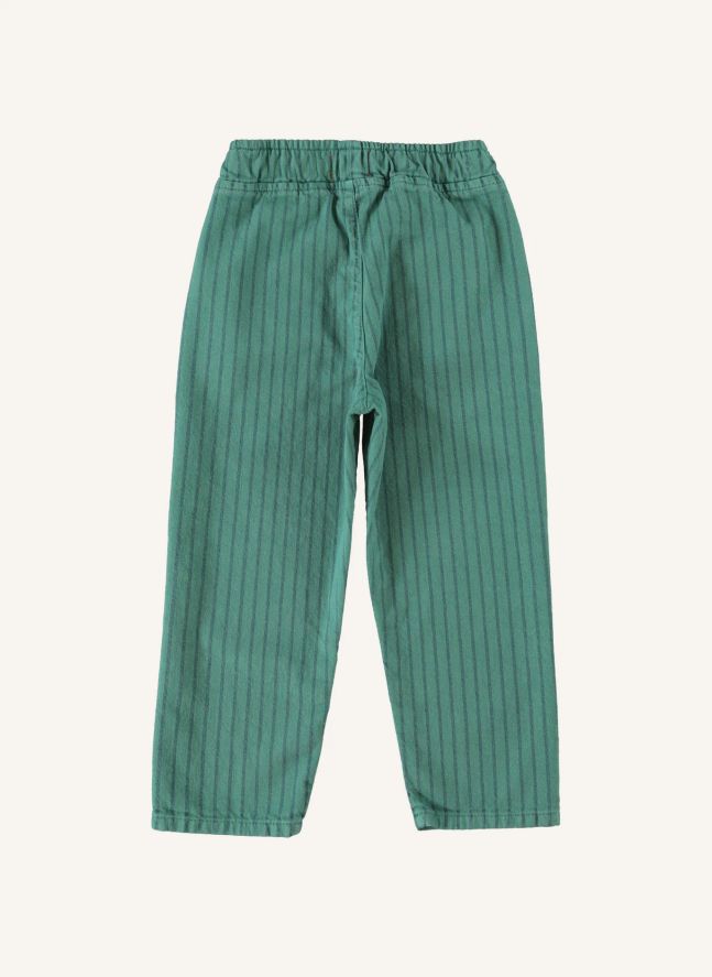 Pantalon Rayé | Vert