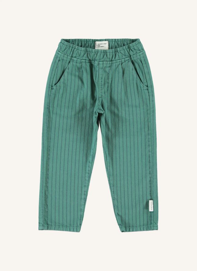 Pantalon Rayé | Vert