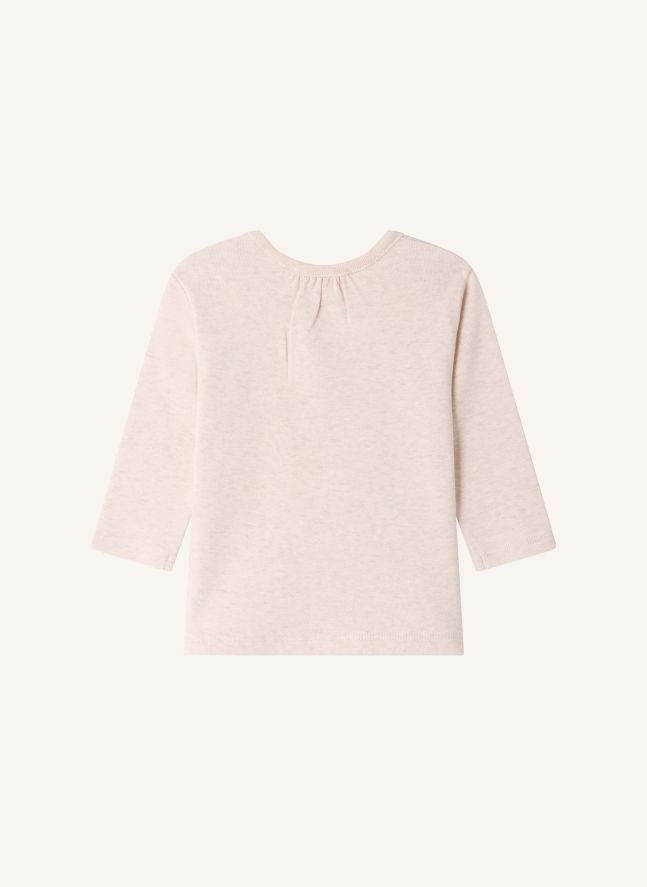 T-shirt Tahsina Bouquet de Fleurs Coton Bio | Beige
