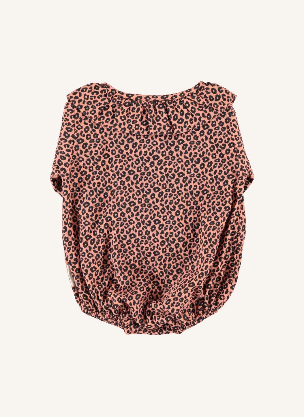 Barboteuse Léopard | Rose- Image produit n°1