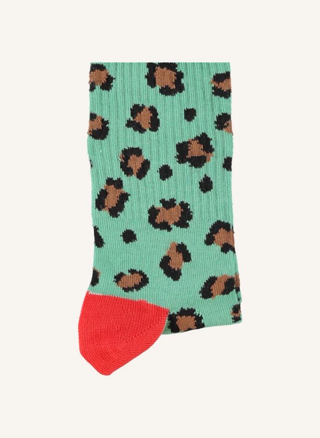 Chaussettes Léopard | Vert