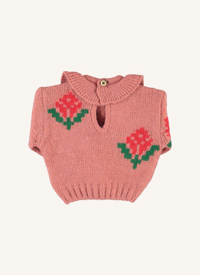 Pull Fleuri | Rose