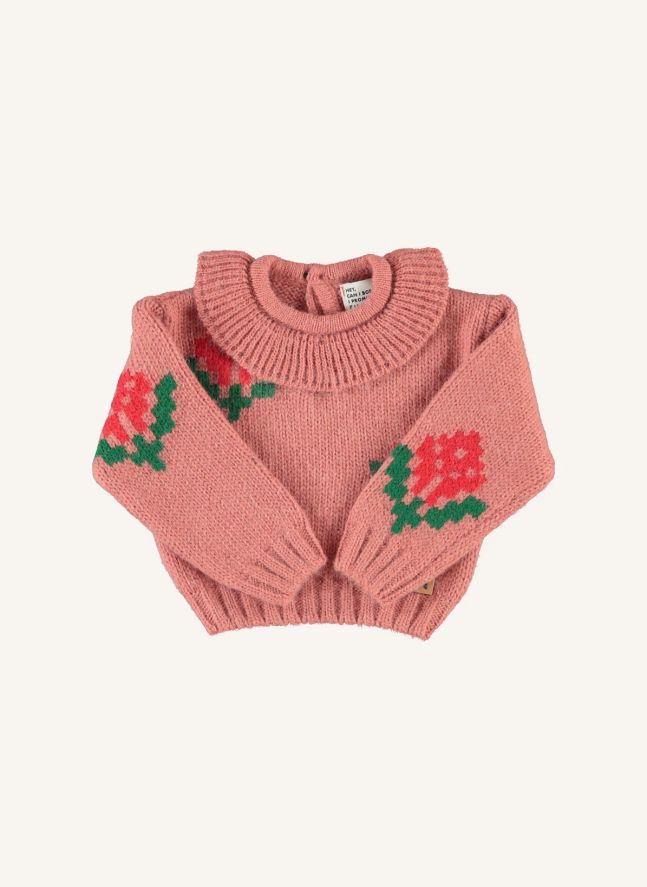 Pull Fleuri | Rose