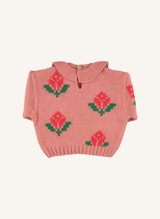 Pull Fleuri | Rose