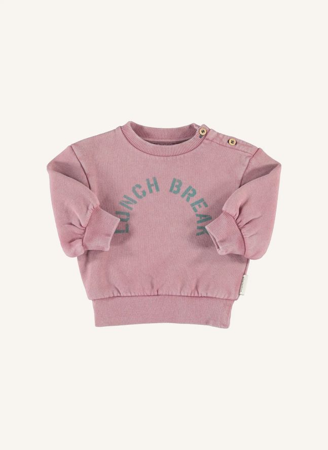Sweat Lunch Break Coton Bio | Rose