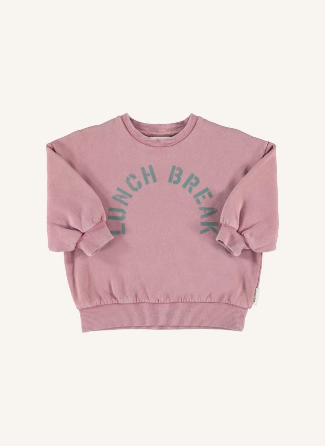 Sweat Lunch Break Coton Bio | Rose