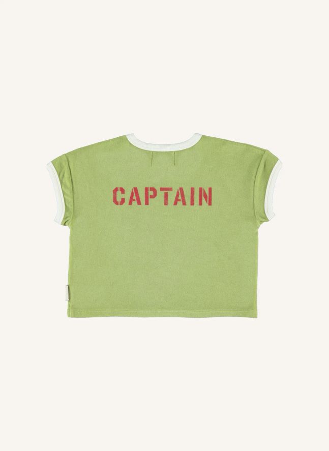 T-shirt Captain Eponge Coton Bio | Vert