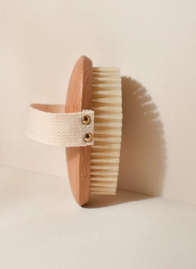 Brosse pour brossage à sec  | Bois clair