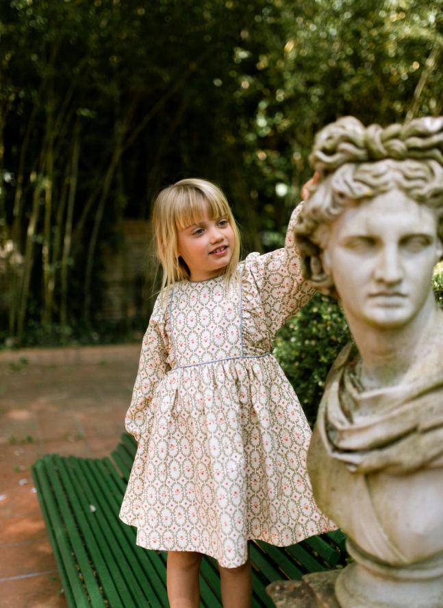 Kana Fleurie Dress | Ecru
