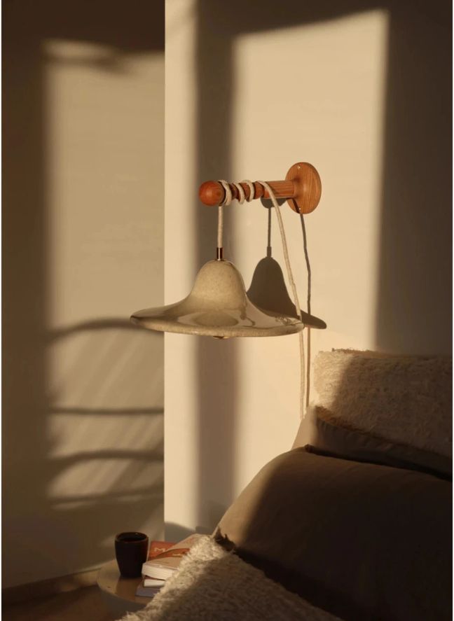 Soporte de luz en roble | Roble