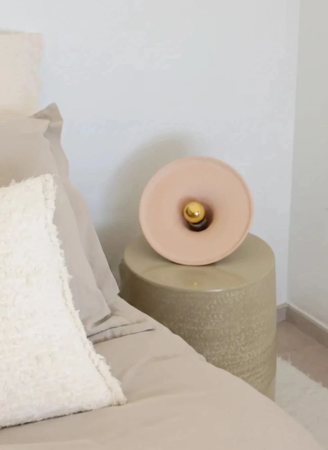 Gigaro lámpara de mano de cerámica en bruto | Terracotta