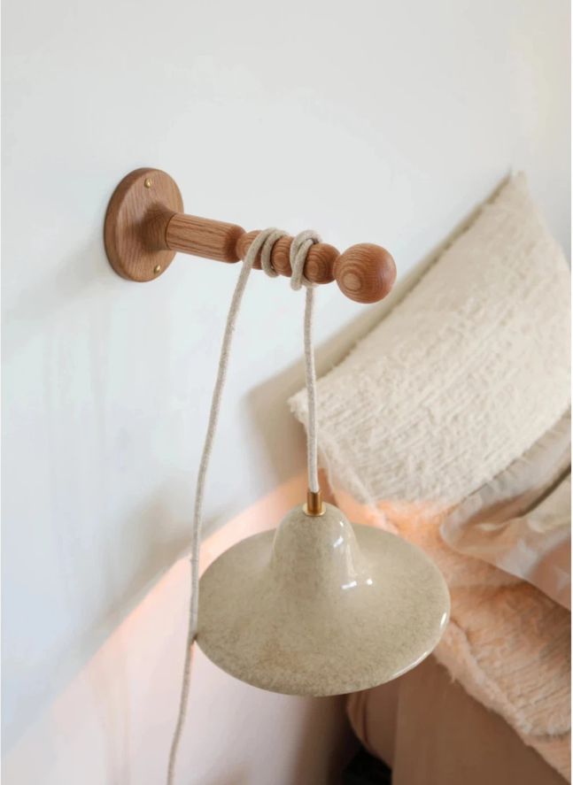 Soporte de luz en roble | Roble