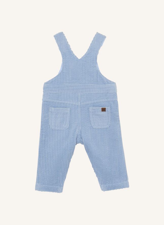 Corduroy overalls | Sky blue