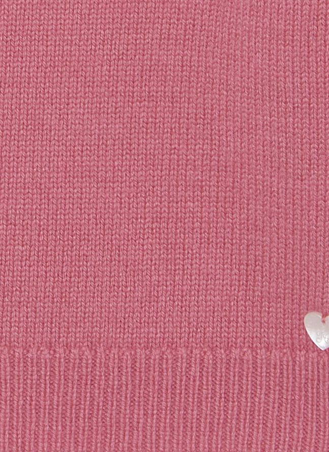 Pull Epaules Brodées Fleurs | Rose