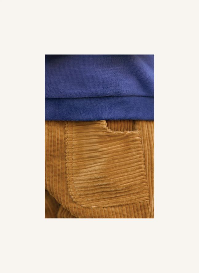Pantalon Velours Côtelé Bébé | Jaune moutarde