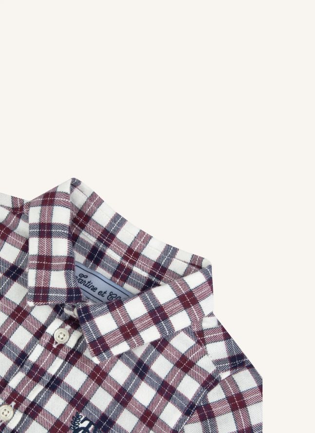TC Carreaux shirt | Navy blue