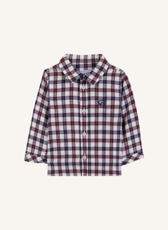 TC Carreaux shirt | Navy blue