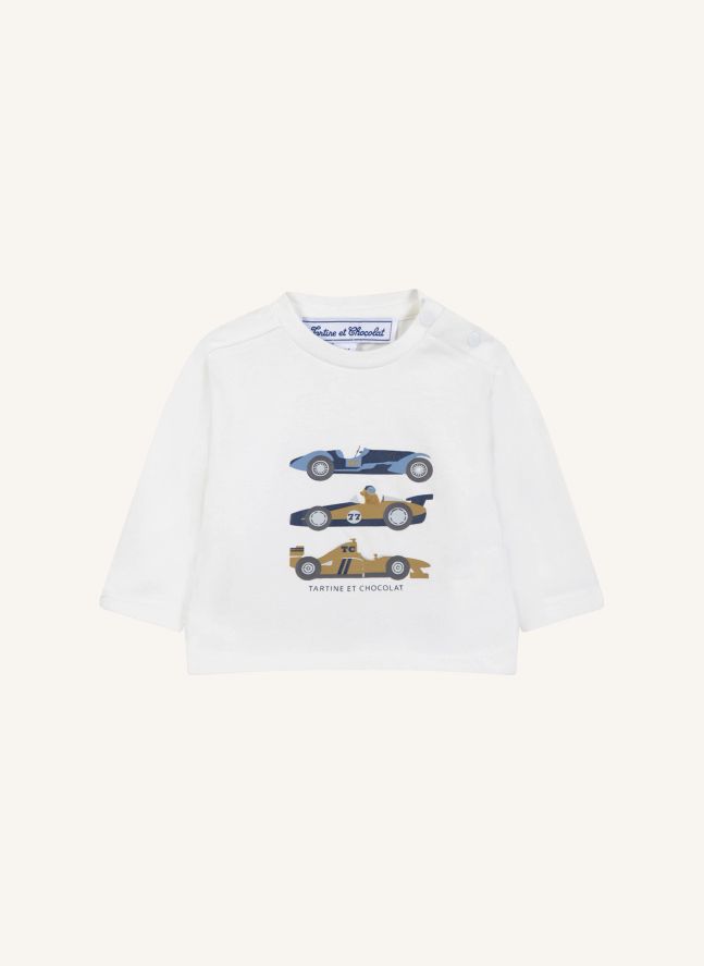 Racing Cars T-shirt | Mustard
