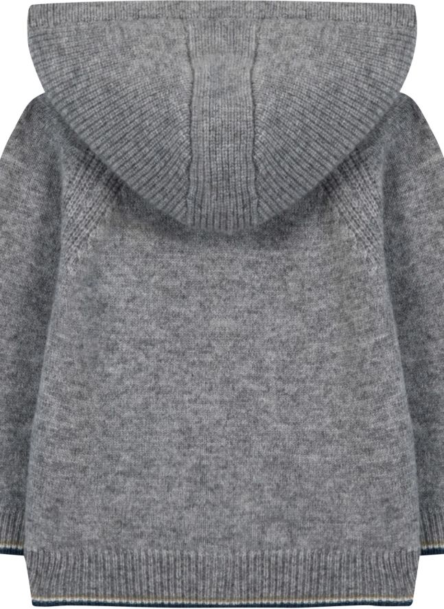Knitted cardigan | Heather grey