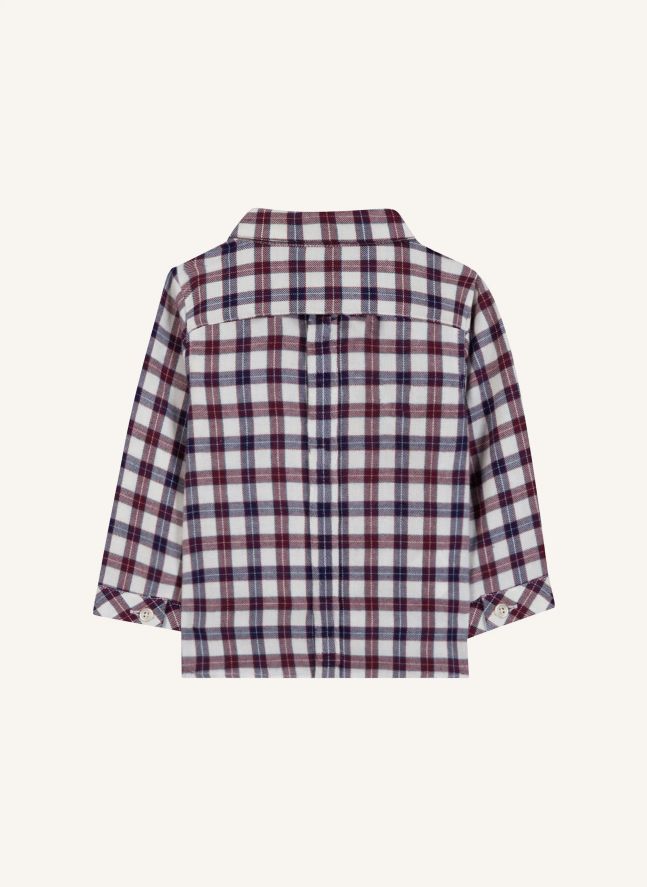 TC Carreaux shirt | Navy blue