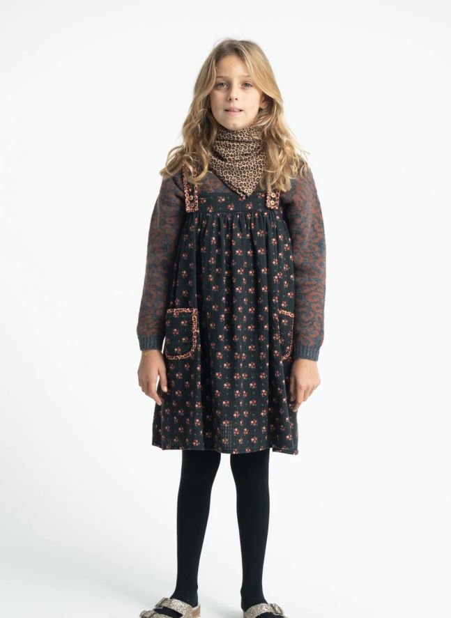 Pull Léopard | Gris anthracite