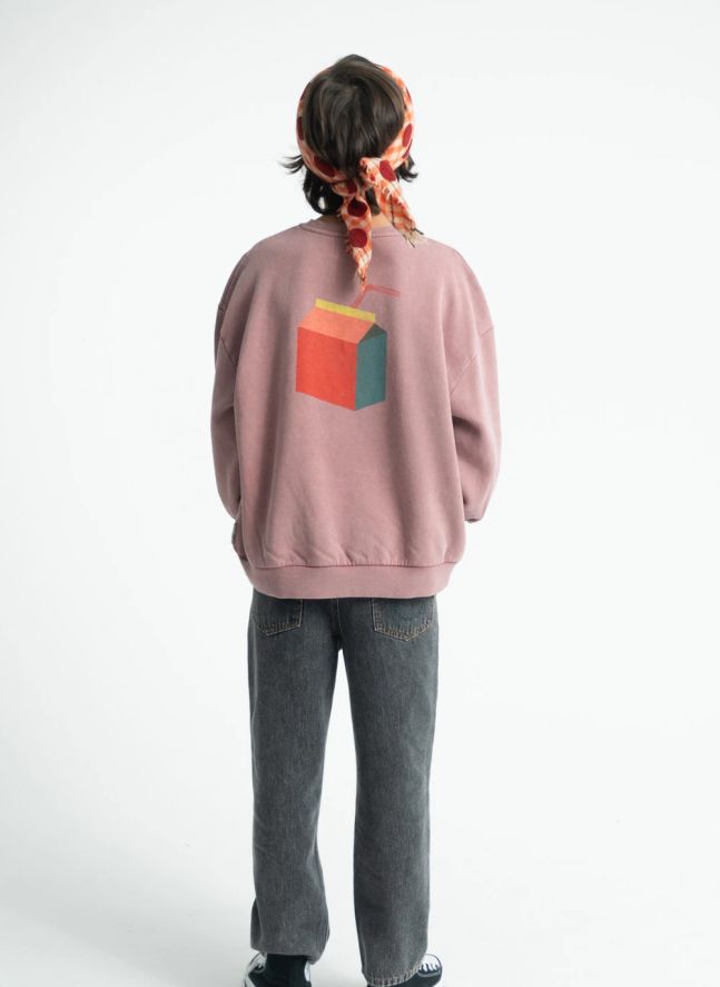 Sweat Lunch Break Coton Bio | Rose