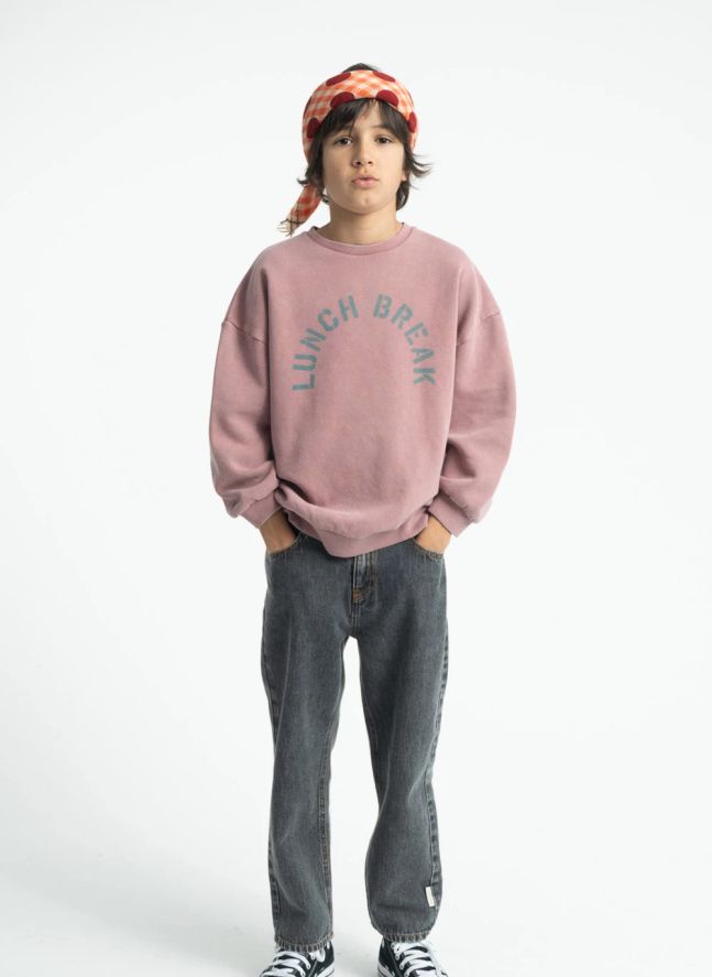 Sweat Lunch Break Coton Bio | Rose