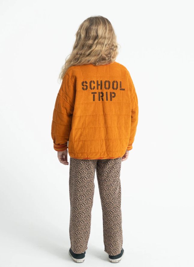 Veste Matelassée School Trip Coton Bio | Camel