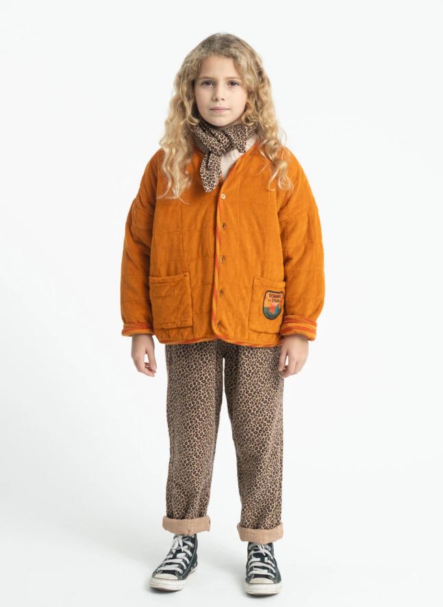 Veste Matelassée School Trip Coton Bio | Camel