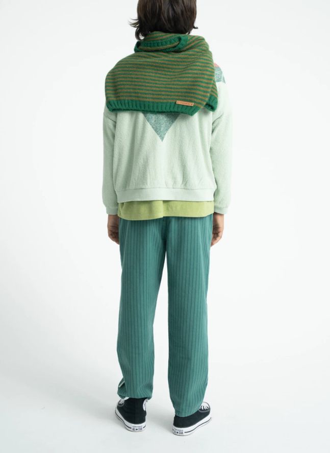 Pantalon Rayé | Vert