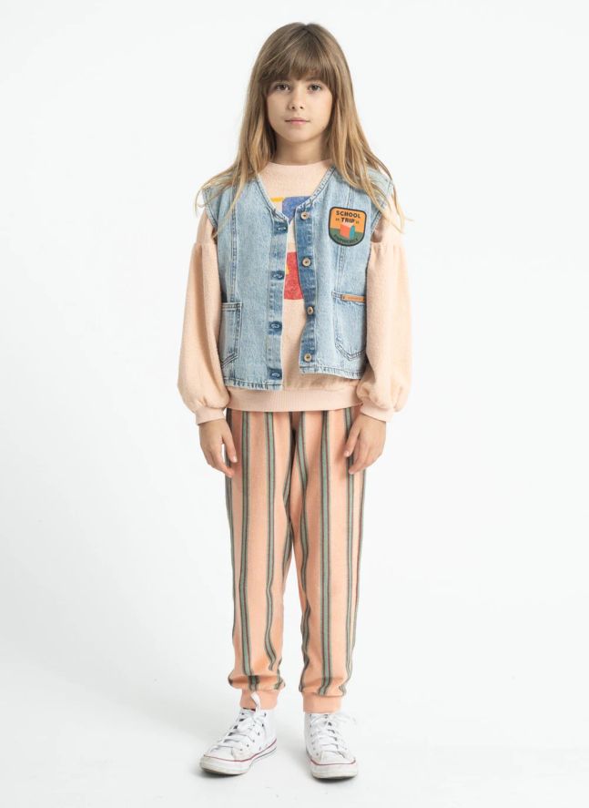 Veste Sans Manches Captain Denim | Bleu Clair