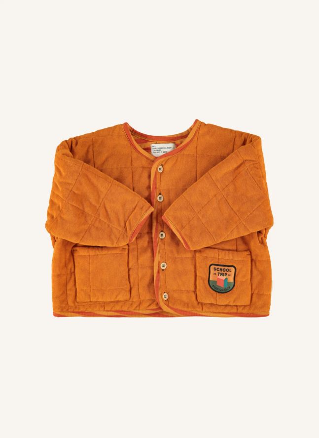Veste Matelassée School Trip Coton Bio | Camel