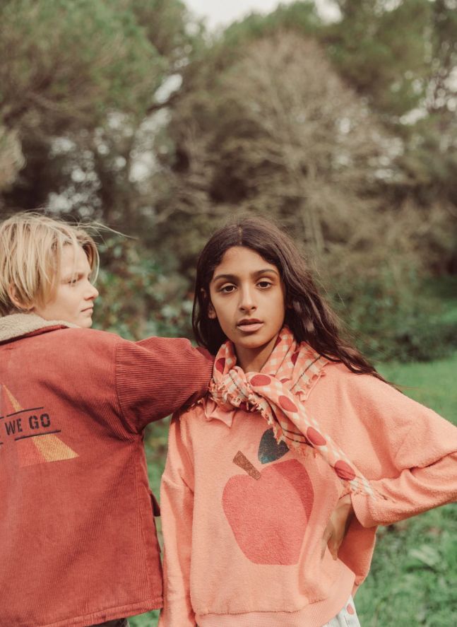 Sweat The Lunch Club Eponge Coton Bio | Corail