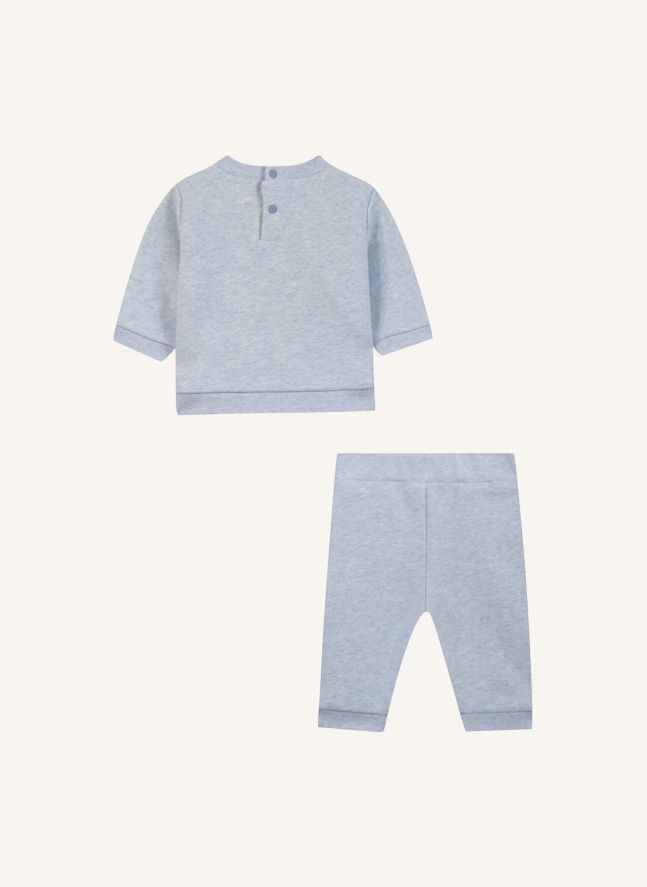 Chiné Sweat and Jogger Set | Sky blue