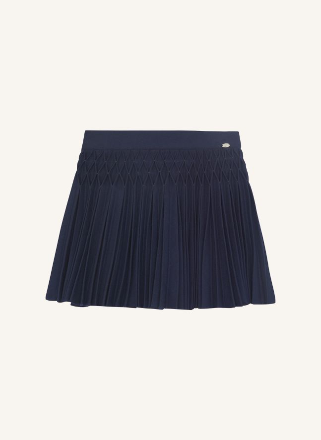 Falda plisada | Azul Marino