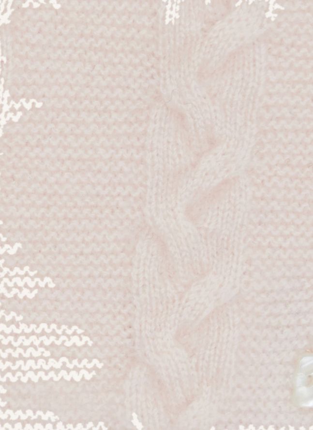 Bonnet Torsadé Oreilles Laine | Rose
