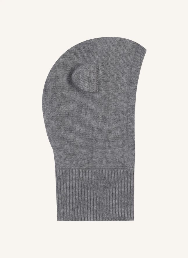 Cagoule Oreilles Cachemire | Gris chiné