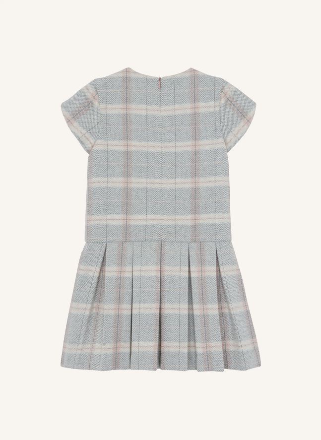 Robe Carreaux | Ecru