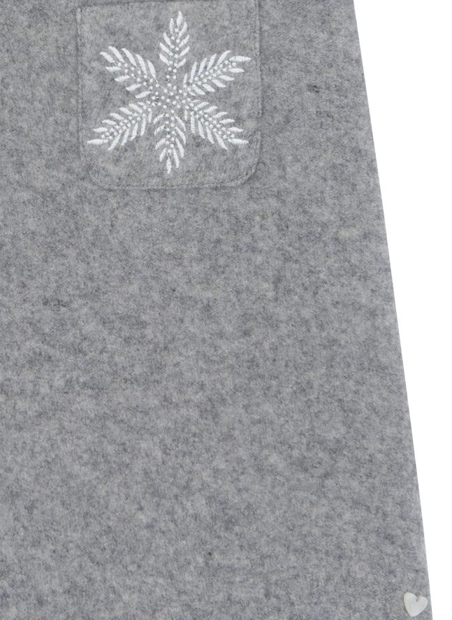 Robe Poches Laine | Gris chiné