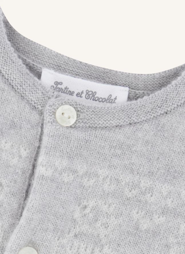 Wool Teddy Jumpsuit | Heather grey