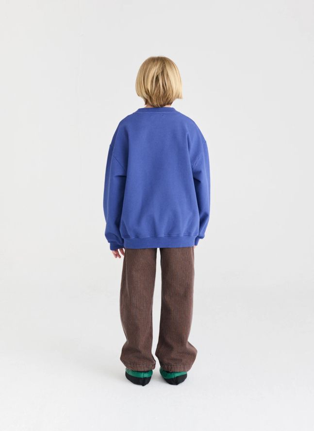 Sweat N°7 Coton Bio | Bleu