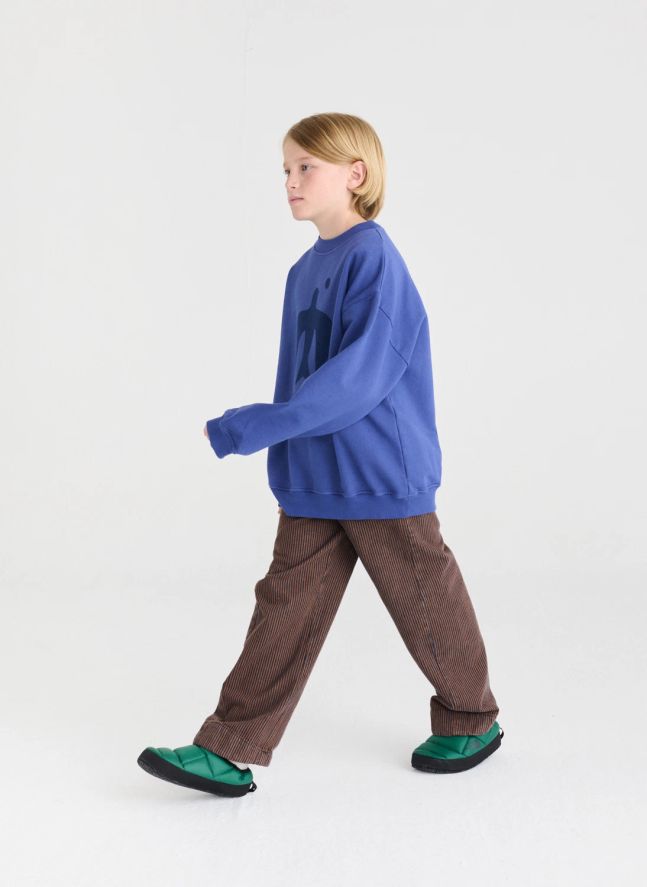 Sweat N°7 Coton Bio | Bleu