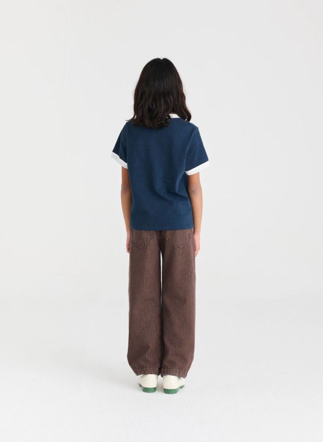 T-shirt N°25 | Bleu foncé