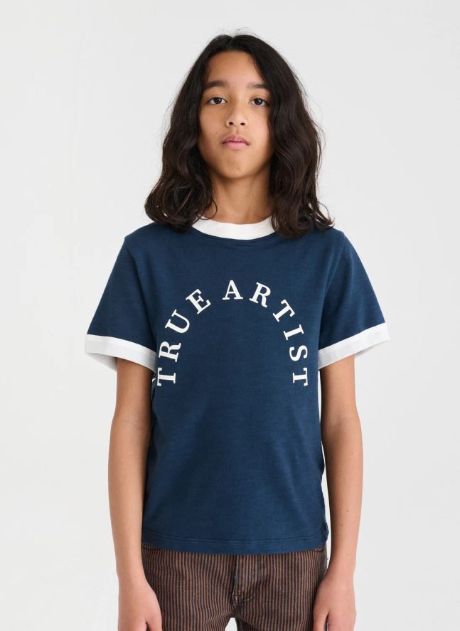 T-shirt N°25 | Bleu foncé