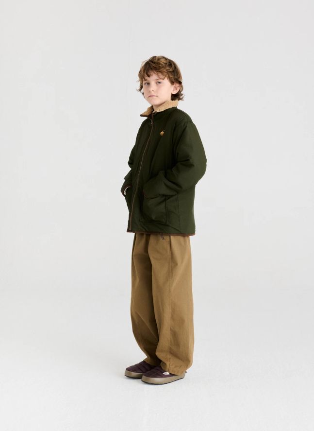 Veste Façon Sherpa Réversible N°3 | Marron