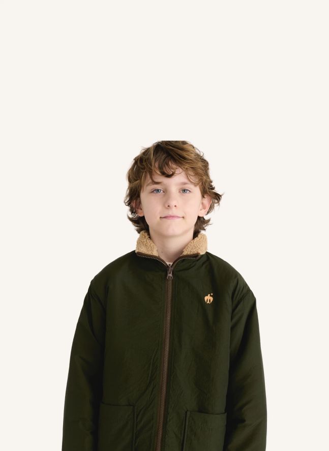 Veste Façon Sherpa Réversible N°3 | Marron