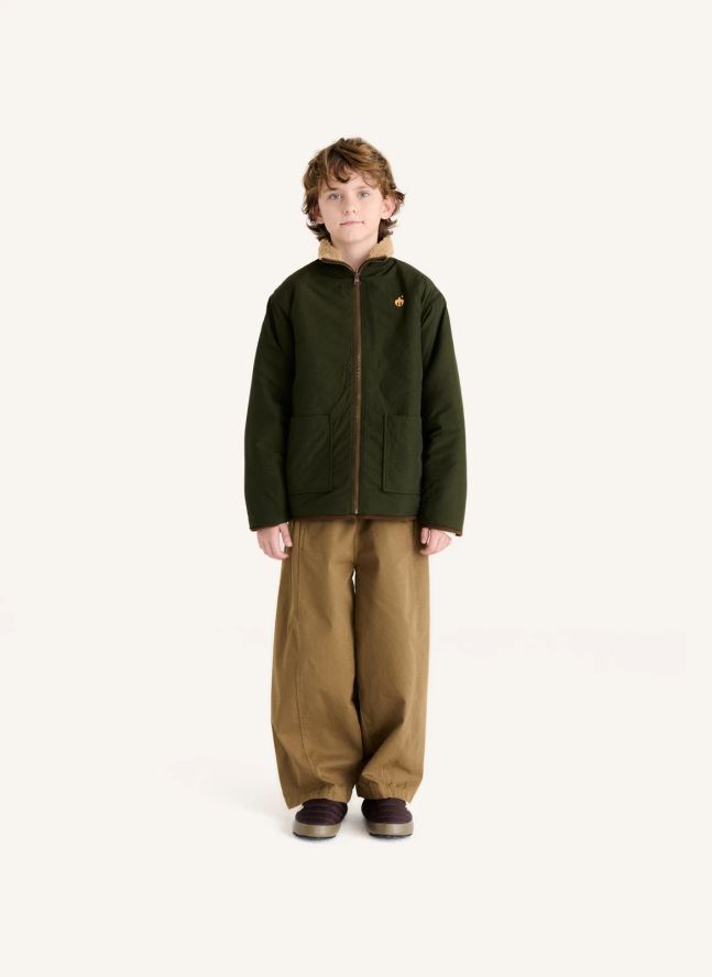 Veste Façon Sherpa Réversible N°3 | Marron