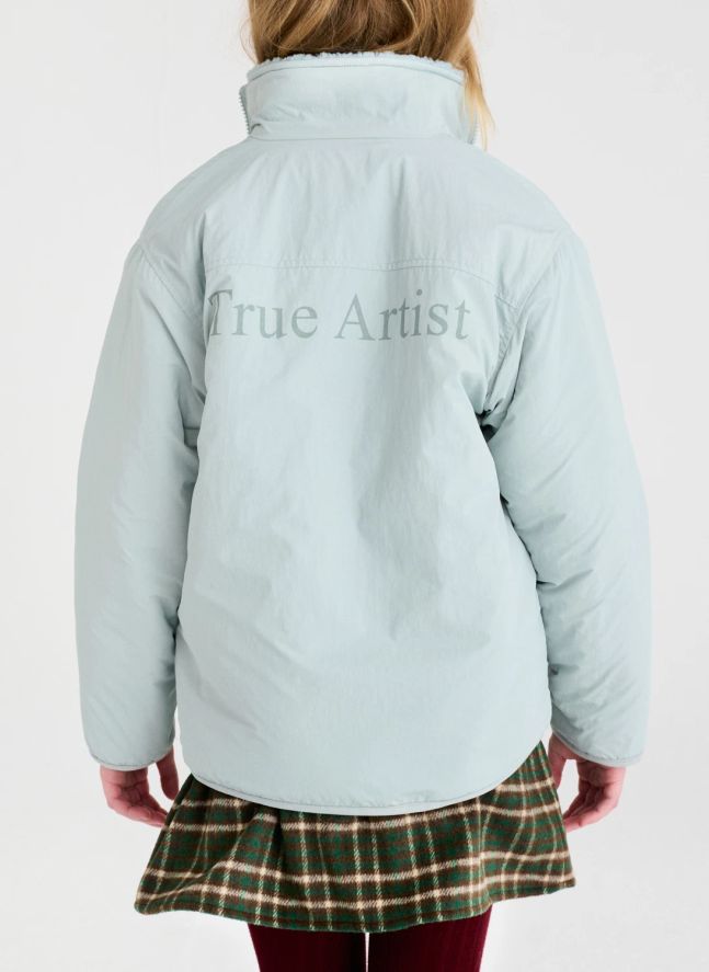 Veste Façon Sherpa Réversible N°3 | Bleu